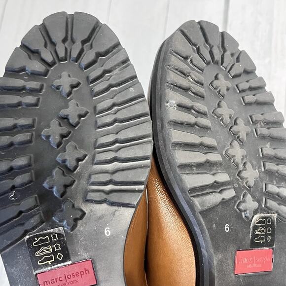 Marc Joseph New York Ankle Boots size 6 Brown Chestnut Leather Elastic Band - Picture 13 of 14